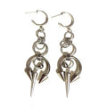 Gothic Sewing Rivet Two-Way Spiked Earrings