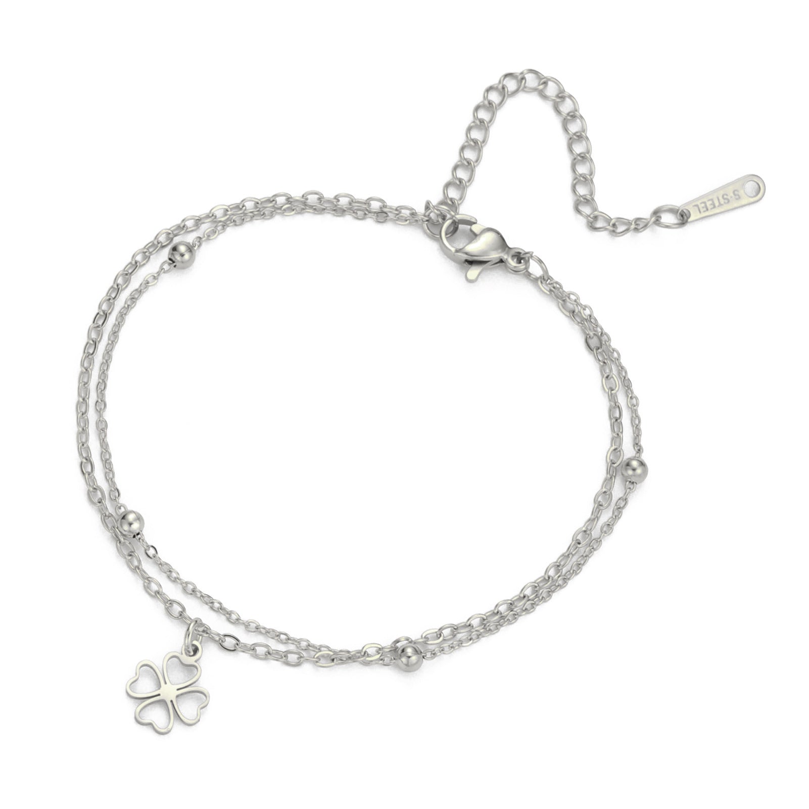 Fashionable And Minimalist Womens Multi-hollow Heart Bracelet
