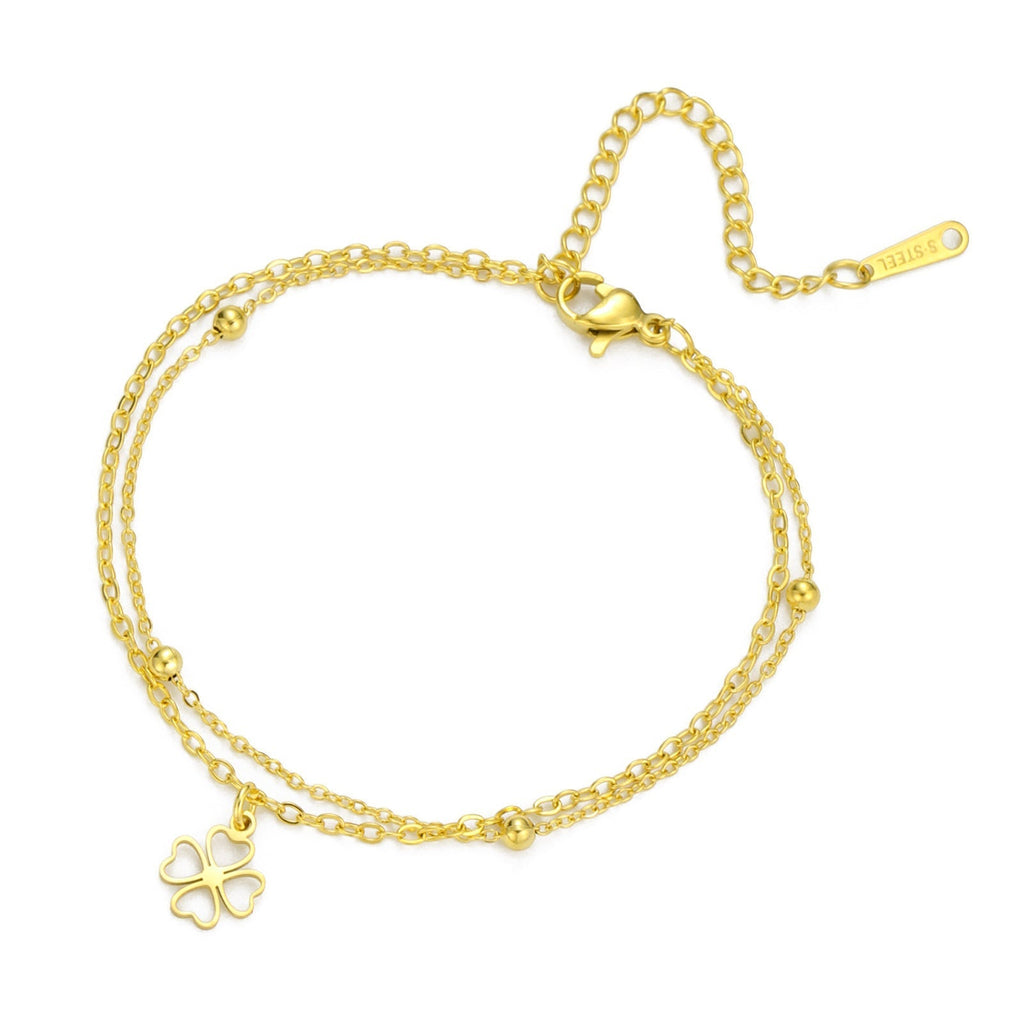 Fashionable And Minimalist Womens Multi-hollow Heart Bracelet