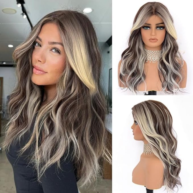 Highlight Synthetic Wig – Glueless Wear & Go for Black Women