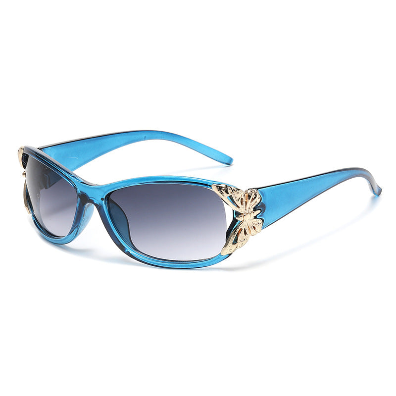Wraparound Driving Sunglasses In European And American Style