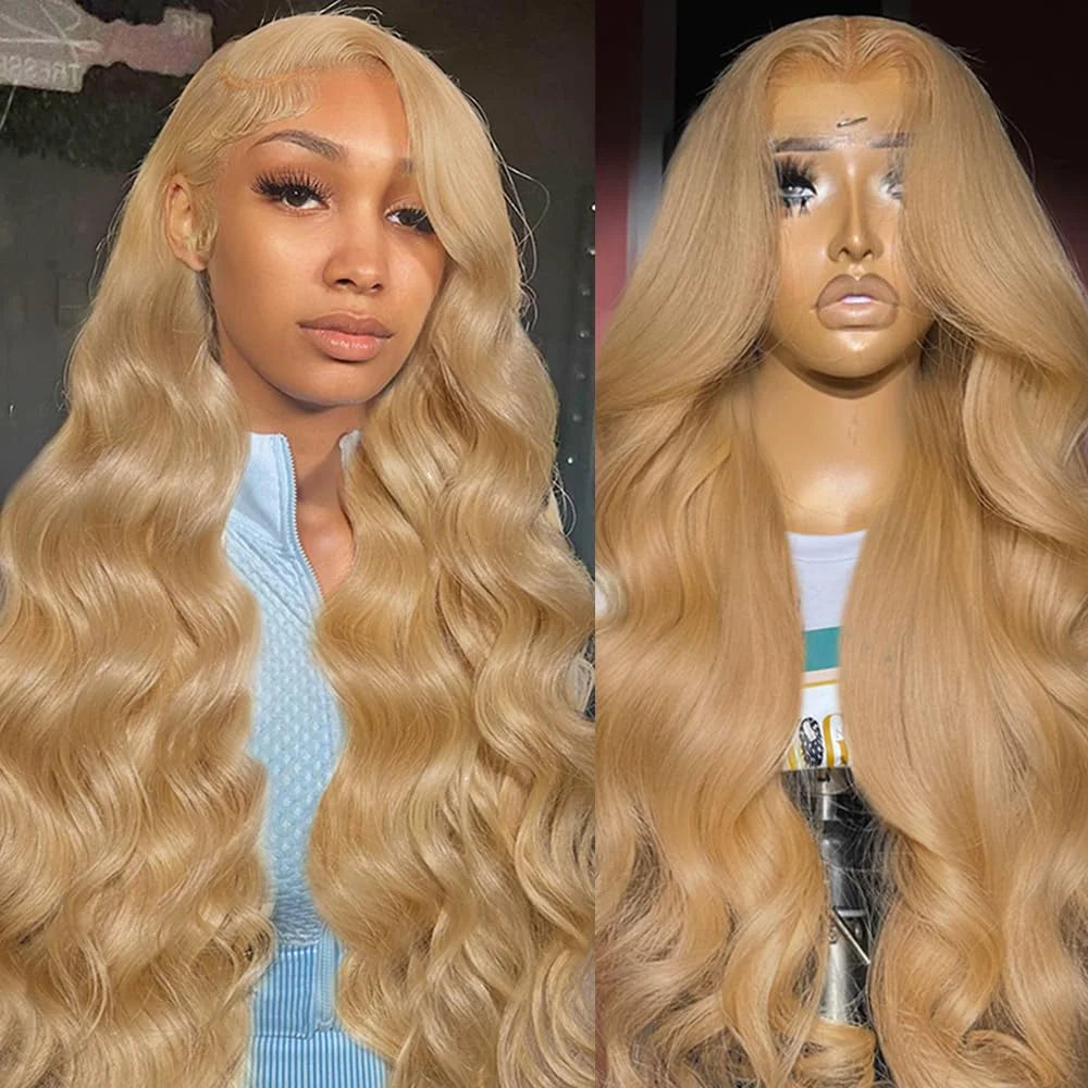 250% Orange Ginger Lace Front Wig Human Hair 13x6 Hd Body Wave Lace Front Wig 30 34inch Blonde Colored Human Hair Wigs On Sale