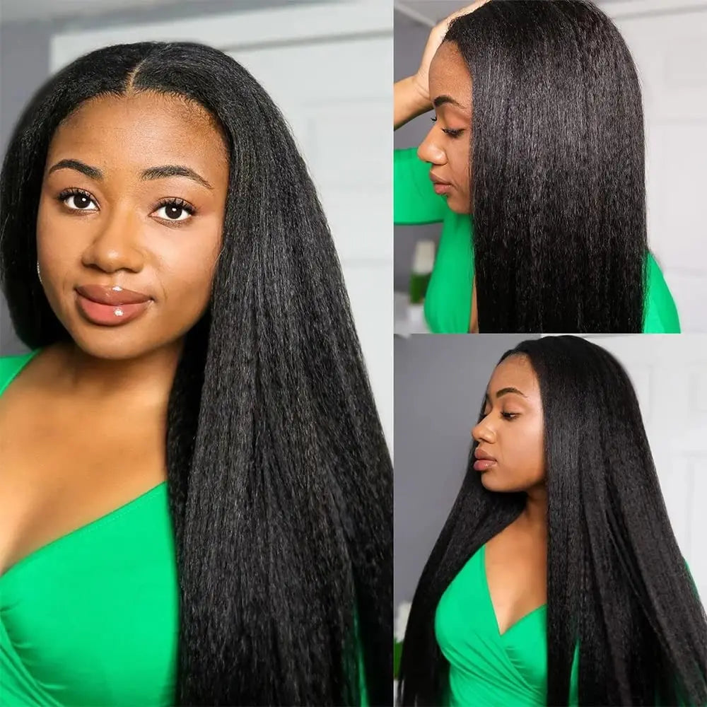 Kinky Straight Feather Crochet Human Hair Braid Hair Extensions Knotless Invisible Knot Pre-Separated Brazilian Human Bundles