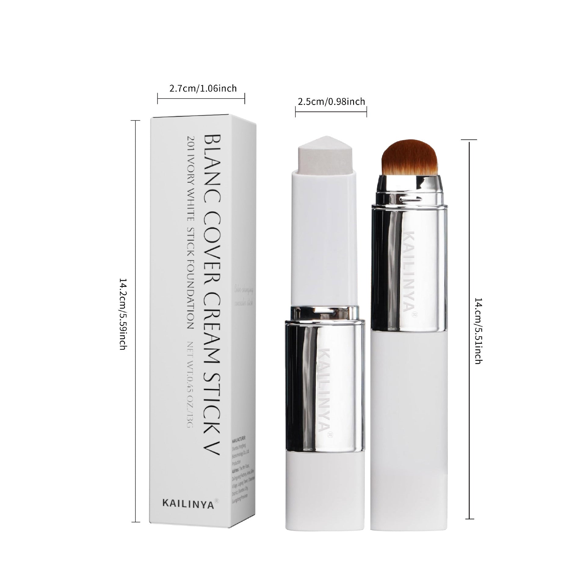 Long-lasting, Smudge-proof Waterproof And Sweat-proof Concealing Foundation Stick