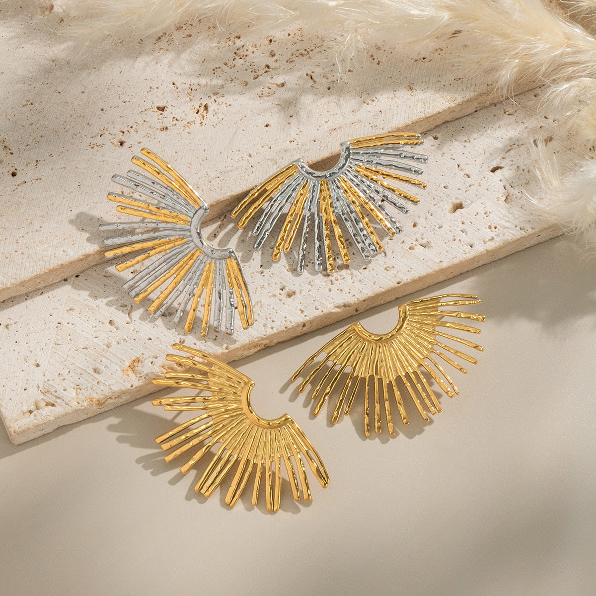 Fashionable Versatile Geometric Stud Earrings For Womencolorfast